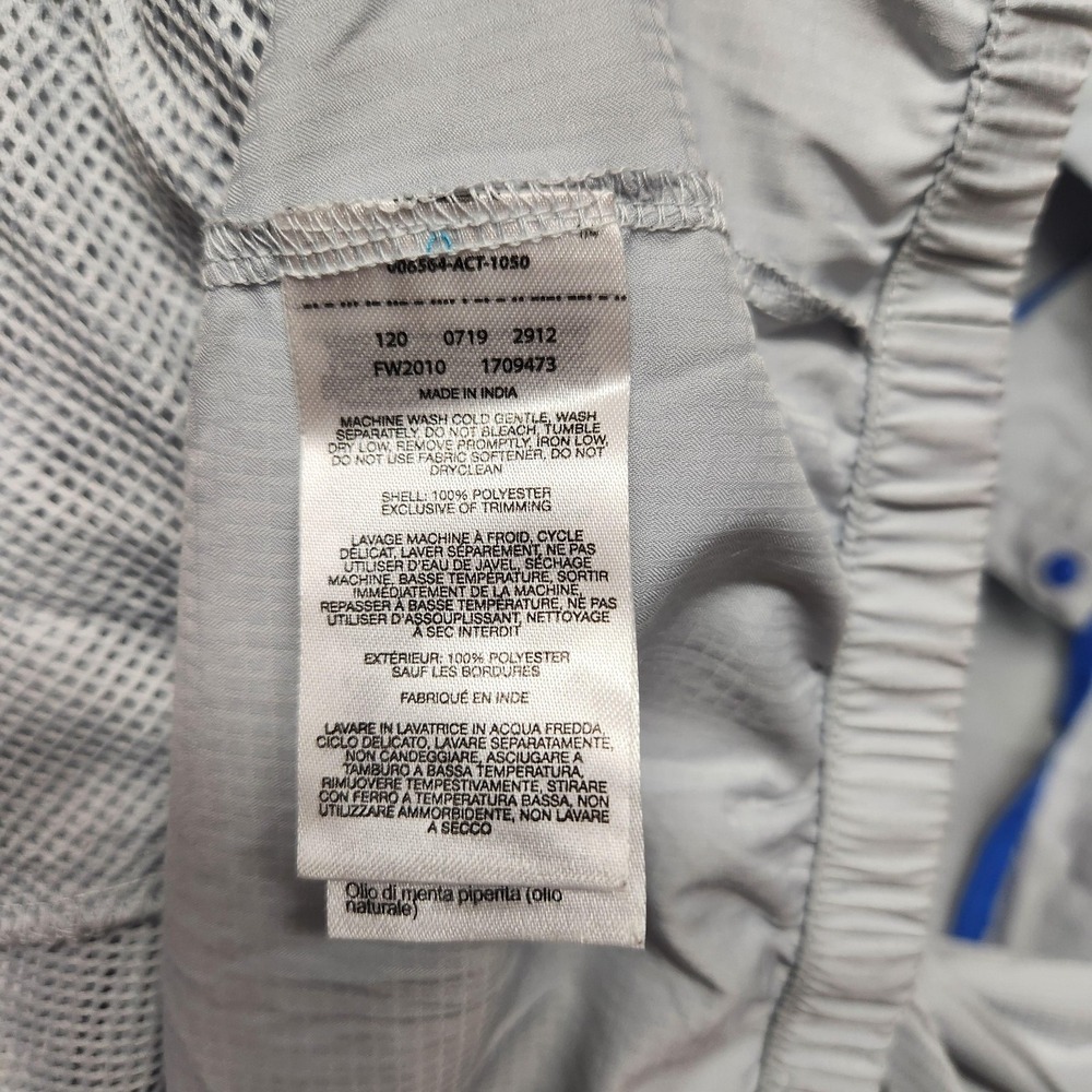 Columbia PFG Anorak Jacket Mens 2XL Gray Blue Hooded Pullover Vented Fishing - Picture 5 of 11